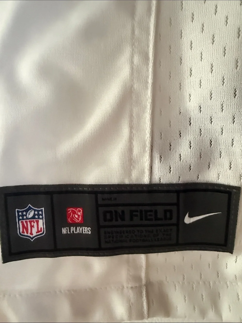 Nike Seattle Seahawks NFL Football White #14 Metcalf Jersey, Size L
